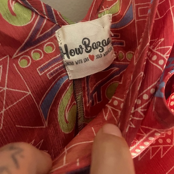 How Bazaar coral  satin jumpsuit - Picture 3 of 9